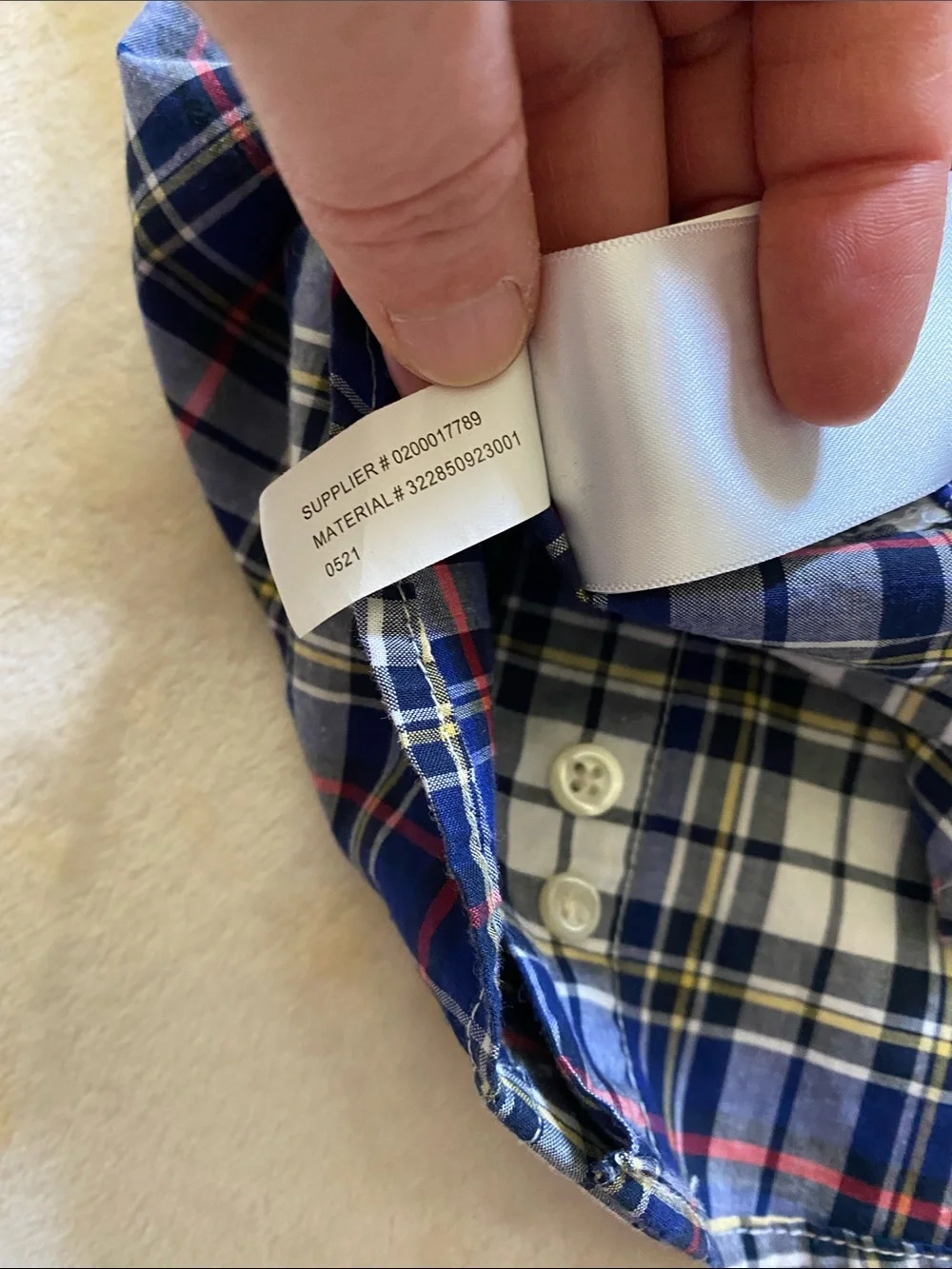 Like New! Ralph Lauren Plaid Long Sleeve Button Down, Boys 7